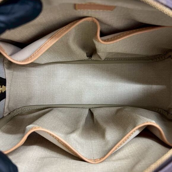 Louis Vuitton Monogram Leather Genuine Leather Handbag Mini Boston Bag Brown - Picture 9 of 10